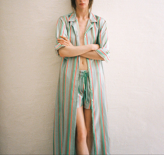 The Drawstring Short, Silk Twill
